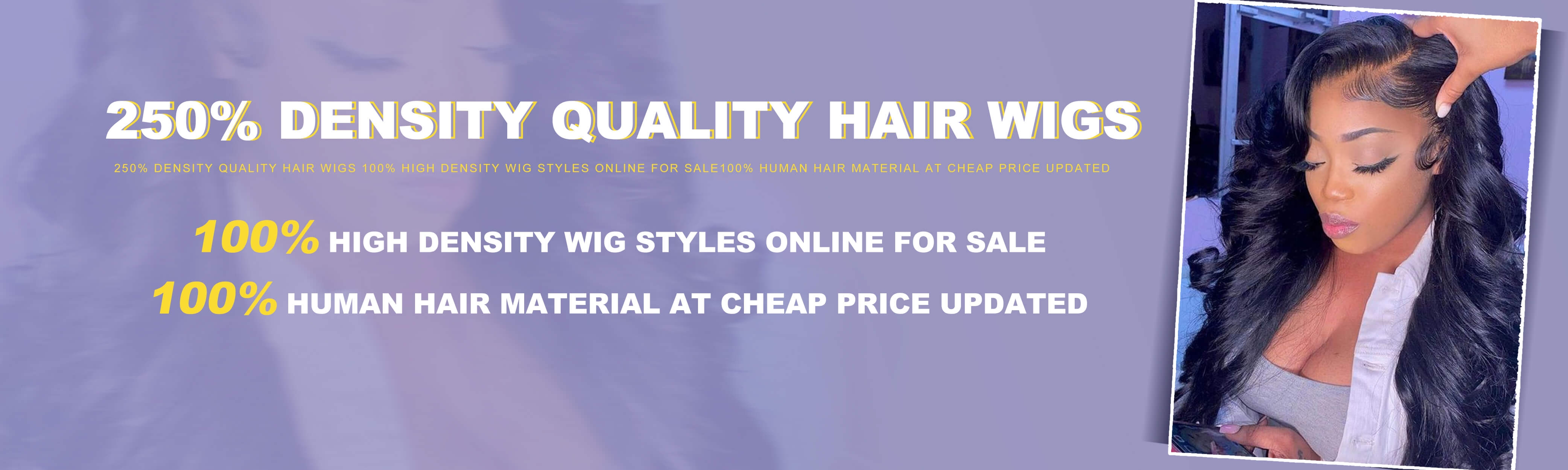 250% Density Wigs