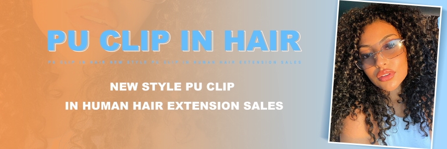 Pu Clip In Hair Extensions 