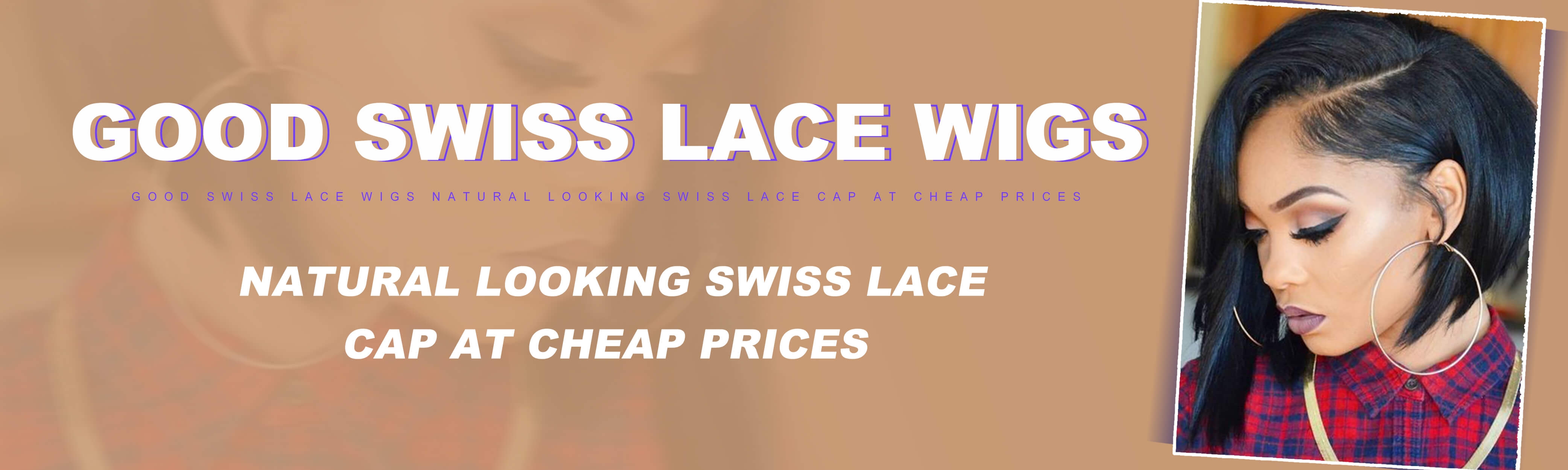 Swiss lace wig