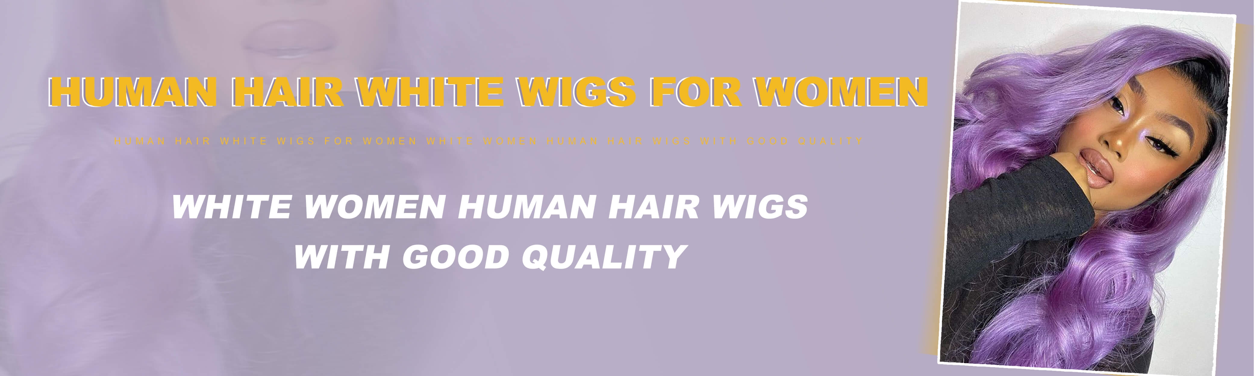 Wigs For White