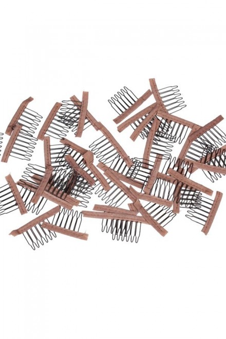 Dolago Lace Wrap 6 Teeth Combs Wire Spring Comb