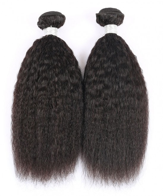 Dolago Kinky Straight Brazilian Virgin Hair 3 Pcs 100% Human Hair Weaving