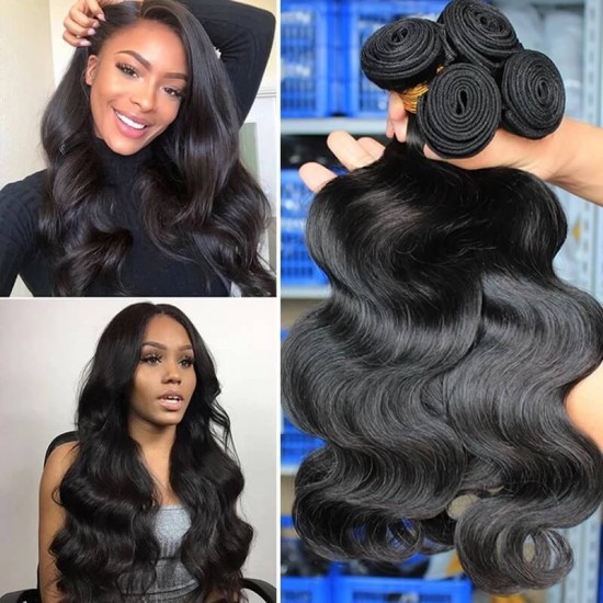 Body Wave Brazilian Virgin Hair Bundles For Sale 10-30 inches