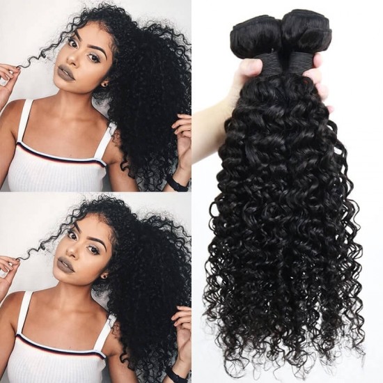 Dolago Mink Human Virgin Hair Extensions Brazilian Deep Wave Hair Bundles 10-30 Inches Brazilian Human Hair Weave Bundles Sale