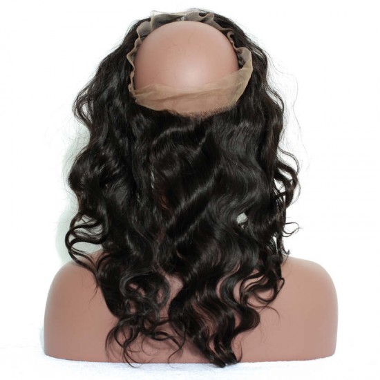 Dolago Pre Plucked 360 Lace Frontal Closure Body Wave With Baby Hair Free Part