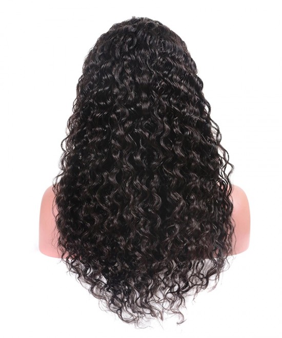 Water Wave 370 Lace Frontal Wig Pre Plucked With Baby Hair Online Sale