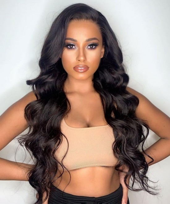 Dolago Glueless Body Wave 360 Lace Wig Pre Plucked With Natural Hairline 150% Cheap 360 Lace Front Brazilian Human Hair Wig For Black Women High Quality 360 Lace Frontal Wig Pre Plucked Free Shipping Sale Online