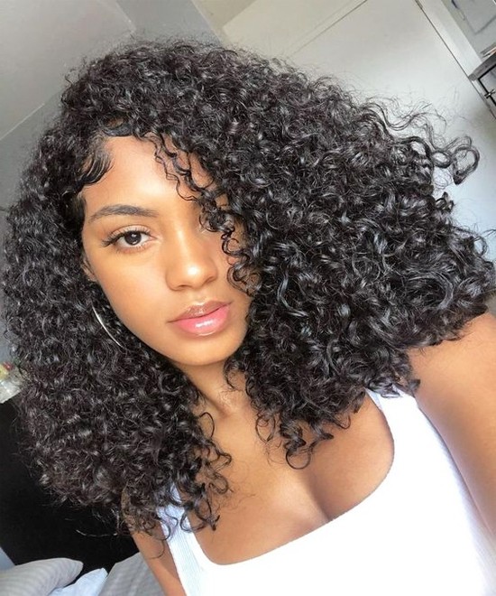 Dolago Glueless 3B 3C Kinky Curly Full Lace Human Hair Wigs With Baby Hair 150% High Quality Full Lace Wigs Pre Plucked For Black Women Best American Curly Transparent Full Lace Wig Pre Bleached For Sale