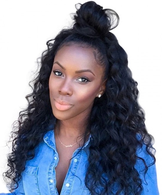 Loose Wave 4X4 Lace Closure Wigs No Need Glue 