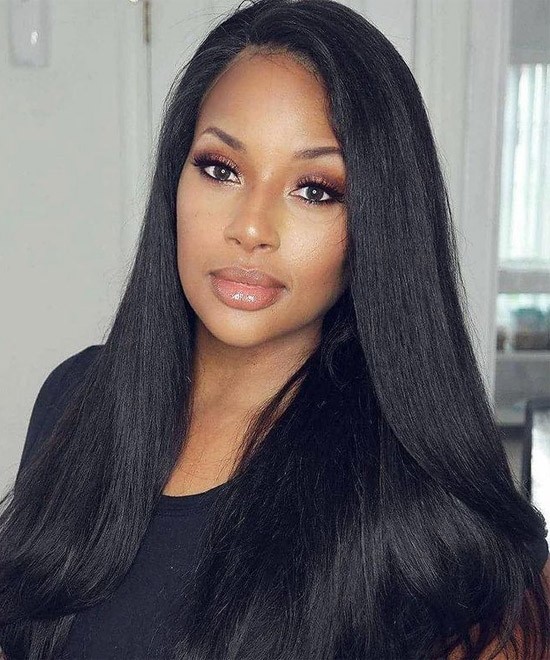 Dolago 13x4 Lace Front Straight Wigs Human Hair For Black Women 150% High Quality Brazilian Real Human Hair Front Lace Wigs Pre Plucked Natural Frontal Wigs With Baby Hair For Sale Online Free Shipping