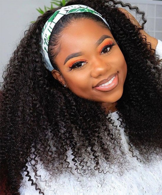 Buy Best Quality headband wigs natural hair African American
