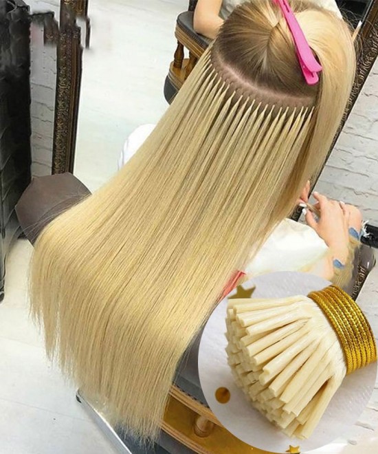 613 color i tip human hair extensions for women cheap price