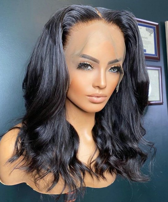 Transparent Full Lace Hair Wigs Body Wave HD Invisible Full Lace Wig