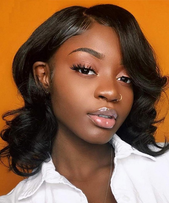 Body Wave 13x6 250% Lace Front Bob Wigs 