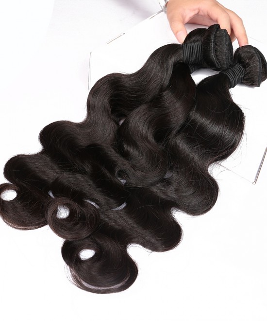 Dolago Brazilian Virgin Hair Body Wave 2 Pcs 100% Unprocessed Human Hair Bundles