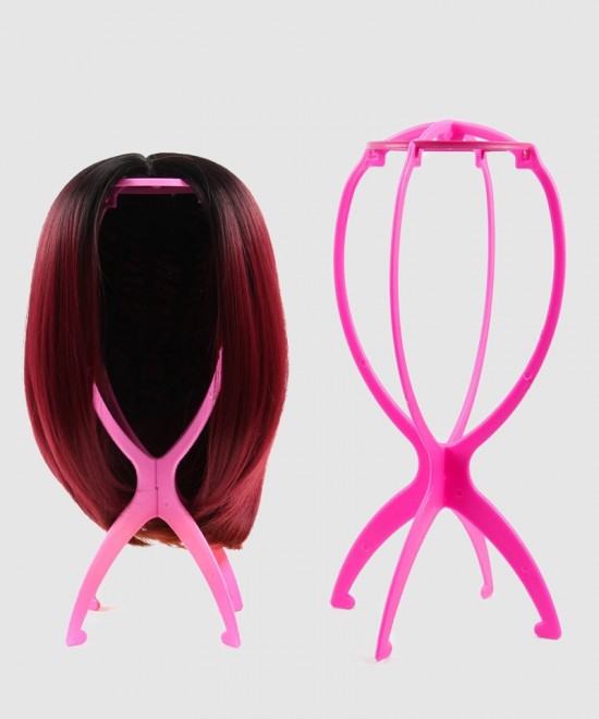 Dolago Plastic Folding Durable Wig Stand