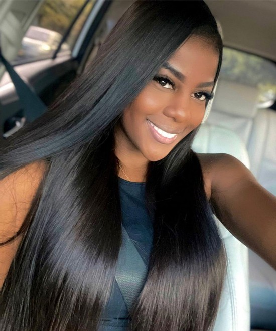 Dolago 130% Glueless 13x4 Lace Front Human Hair Wigs Pre Plucked For Black Women High Quality Silky Straight Lace Frontal Wigs With Baby Hair For Sale Cheap Brazilian Human Hair Front Lace Wigs Online Store