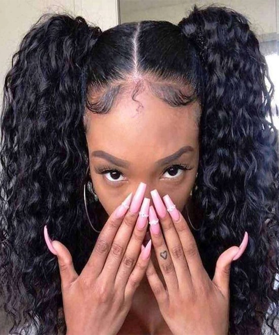Dolago Glueless 130% Water Wave 360 Lace Front Wig Human Hair With Invisible Hairline Cheap Natural Wave 360 Full Lace Wig Pre Plucked With Baby Hair For Sale Online Cheap Transparent Lace Wigs Can Be Dyed