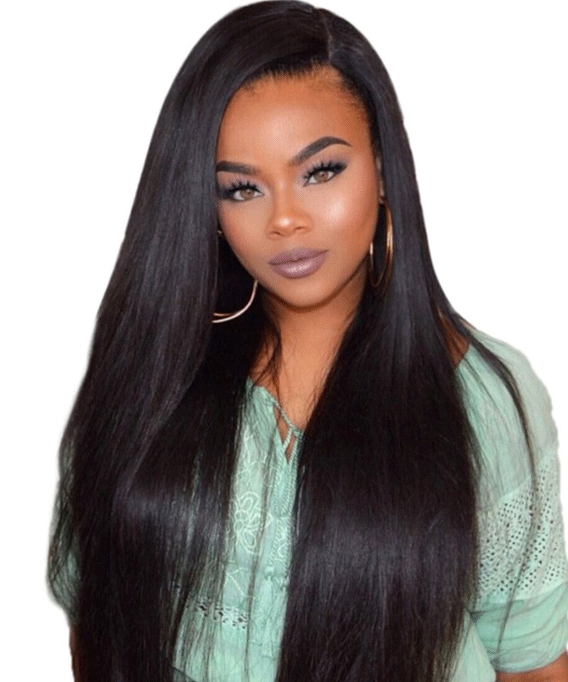 Glueless Lace Closure Wigs Straight 5X5 HD Lace Closure Human Hair Wig
