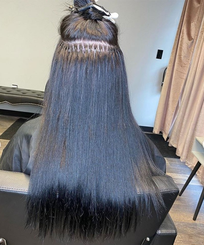 good quality nano ring straight human hair extension online for sale