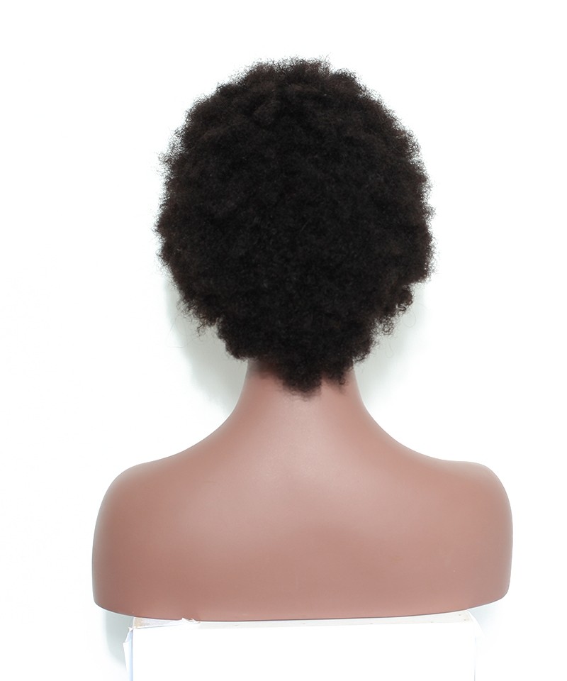 Afro Curly Lace Front Wig For Black Women 6 inch Quality Wigs For Sale