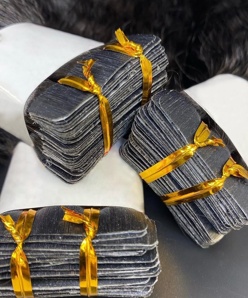Kinky Straight Tape In Human Hair Extensions For Women Cheap Prices
