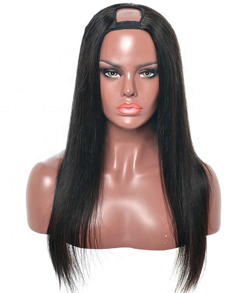 Straight U Part Wig For Sale Natural Hair U Part Human Hair For Women Straight U Part Wig For Sale Natural Hair U Part Human Hair For Women