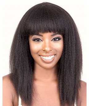 Brazilian Kinky Straight 370 Human Hair Wigs