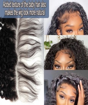 Dolago Deep Curly HD Swiss Lace Frontal Closures Only With Natural Baby Hair For Black Women Pre Plucked 13x6 5x5 6x6 Brazilian Human Hair HD Crystal Clear Lace Frontal Melt Skin Free Shipping