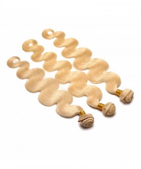Top Quality 1piece Body Wave 613 Blonde Hair Bundles