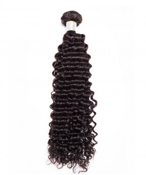 Dolago Peruvian Deep Wave Hair Weave 100% Human Hair Weave 1 Bundle