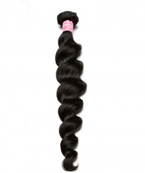 Dolago 1 Piece Loose Wave  100% Unprocessed Human Hair Weave Bundles