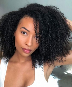 Best Dolago Hair Wigs U Part Afro Curly Wig With Baby Hair