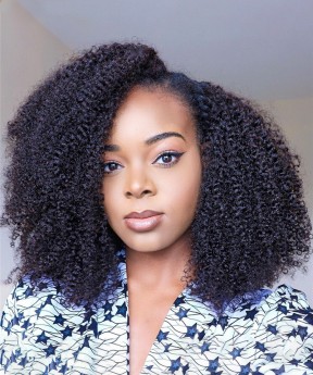 Afro Kinky Curly 13X2 Lace Front Wigs