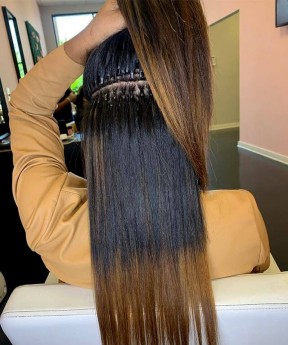 best colored human hair i tip bundles for women on sale now