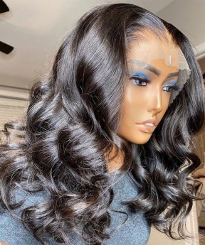 Undetectable hd full lace wigs body wave online wig store for sale
