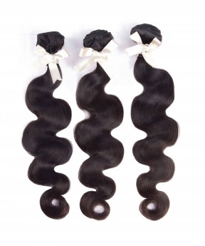 Dolago Peruvian Virgin Hair 3 Bundles Body Wave 100% Unprocessed Human Hair Weave