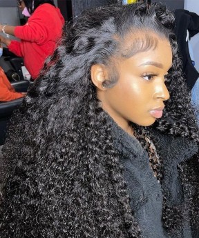 deep curly hd transparent lace front wigs for sale now