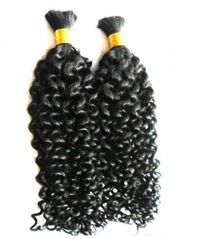 Dolago Good Quality 2Pcs Brazilian Human Hair Kinky Curly Weave Hair Bulk Extensions For Wigs Making 10-28 Inches Kinky Curly Bulk Hair For Braiding Online Sale Now