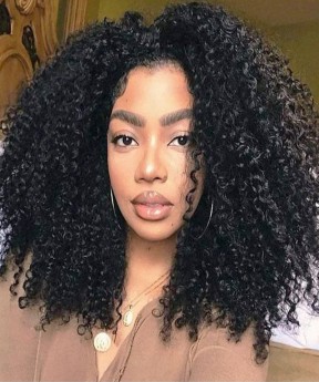 Dolago African American Afro Kinky Curly Full Lace Human Hair Wigs For Black Women 150% Density 4B 4C Kinky Curly Glueless Full Lace Wigs Pre Plucked With Baby Hair High Quality Full Lace Wig