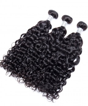 Dolago 3 Pcs Brazilian Hair Weave Bundles Wet and Wavy Human Hair