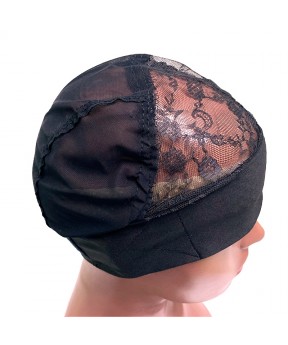 Dolago Headband Wigs Cap Spandex Net Elastic Dome Wig Cap Glueless Hair Net Wig Liner