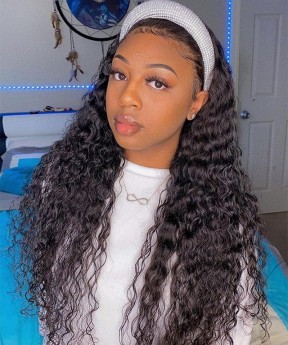 Best cheap headband wigs natural hair African American For Black Women