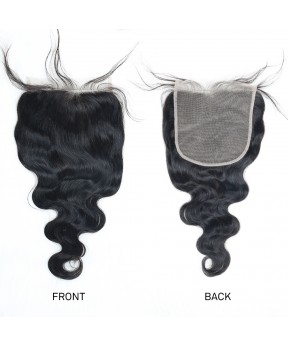 DOLAGO Body Wave 6x6 Lace Closure  Pre Plucked With Baby Hair Free Part
