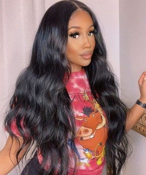 5X5 HD Lace Closure Human Hair Wigs For Black Women