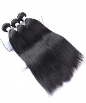 Dolago Malaysian Virgin Hair 3 Pcs Yaki Straight Bundles 100% Human Hair