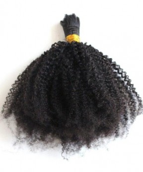 Afro Kinky Curly Human Hair One Bulk Extension