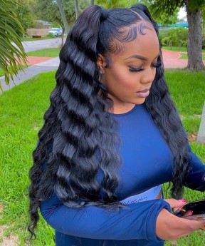 Quality Silk Top Full Lace Wigs For Women Loose Wave