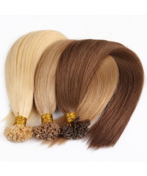 Keratin Fusion Hair Extensions Cuticles Nail U Tip Hair Extension