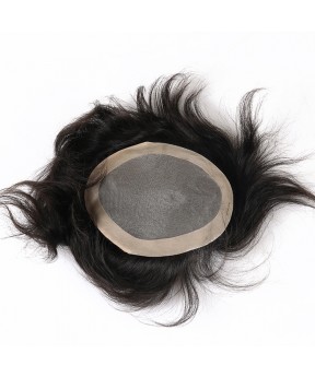Dolago Mono Base Replacement Human Hair Men Toupee For Bald Human Hair Toupee